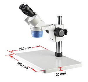 Microscopio estéreo eléctrico binocular de alta resolución para PCB de precisión y SMD