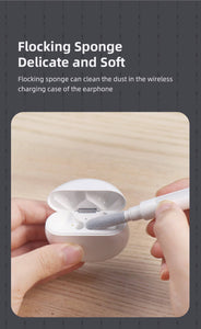 Kit de limpieza para Airpods Pro 1 2 auriculares Cepillo de pluma de limpieza Auriculares Bluetooth Estuche Herramientas de limpieza para Huawei Samsung XIAOMI