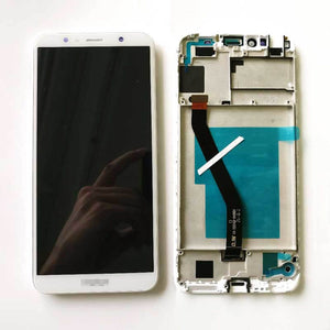 For Honor 7A LCD Screen Digitizer Assembly with Frame White - Oriwhiz Replace Parts