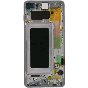For Samsung S10 Plus LCD with Touch Frame Prism White - Oriwhiz Replace Parts