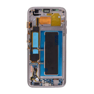 For Samsung S7 Edge LCD With Touch Frame Gold - Oriwhiz Replace Parts