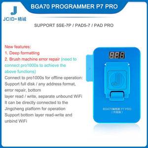 JC Pro1000S NAND programmer serial bumber read write tool for iphone 4 5 6 7 8plus x xs 11 pro max ipad 2 3 4 5 6 - ORIWHIZ
