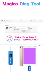 Magico Diag Tool DFU Purple BOX Automatic Purple mode for iPhone 6-X DCSD Cable to Read Write Data for iPad Free Computer - ORIWHIZ