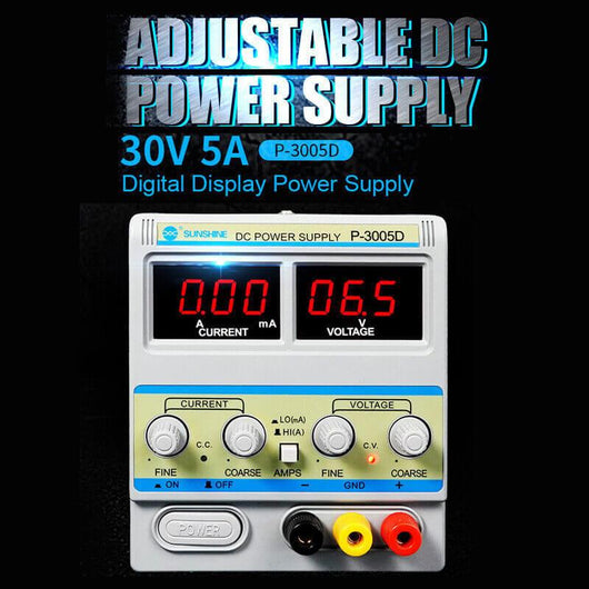 Sunshine P-3005D Digital Display Adjustable DC Power Supply Three-digit Voltage Current Display Intelligent Regulated Power - ORIWHIZ