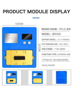 WYLIE K85 Preheating Platform for iPhone X/XS/XS Max /11/Pro/Pro Max Motherboard Face Dot Matrix Repair - ORIWHIZ